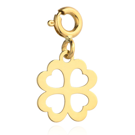 Złota zawieszka na zapięciu 