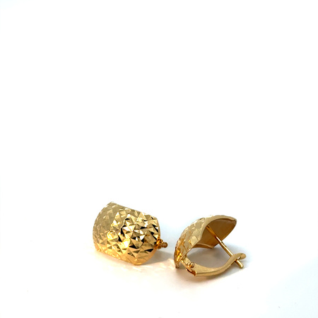 Kolczyki diamentowane na angielskim zapięciu