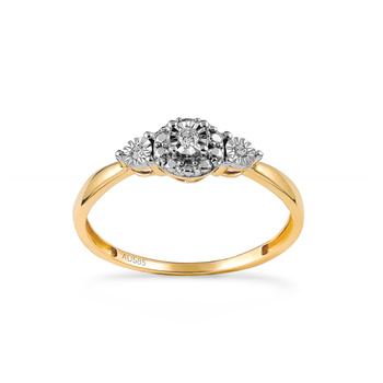 Pierścionek zaręczynowy z brylantami