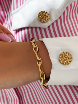 Złota Bransoletka Łańcuszkowa